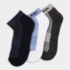 Men's Socks (Pack of 3), गहरा ग्रे, small