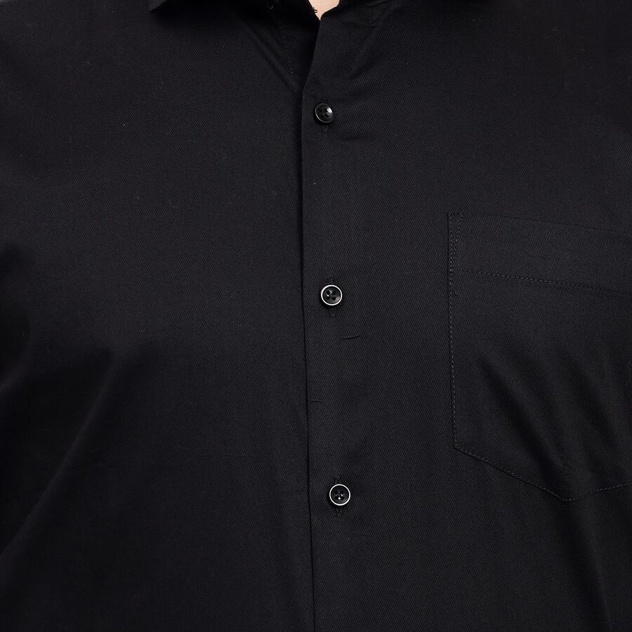 Men's Formal Shirt , Black, large image number null