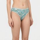 Women's Mint Green Printed Panty, Light Green, small