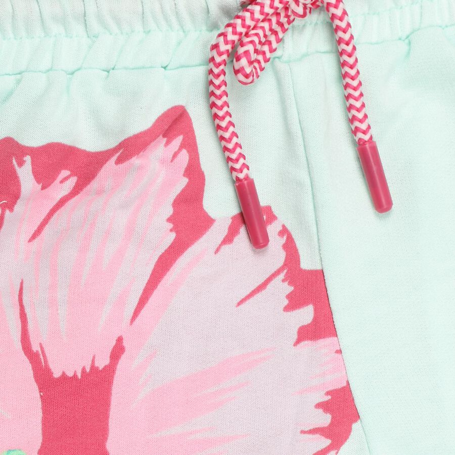 Girls' Pull Ups Shorts , एक्वा, large image number null