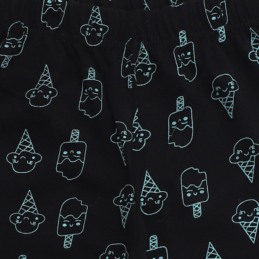 Girls' Pyjama, Black, large image number null