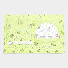 Infants Printed Cotton Baby Gift Set, Light Green, small image number null