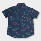 Boys' 100% Cotton Casual Shirt , Mid Blue, small image number null