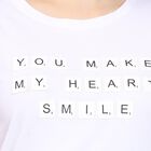 Ladies' Round Neck T-Shirt, White, small image number null