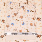 Infants Printed Cotton Baby Gift Set, Peach, small image number null