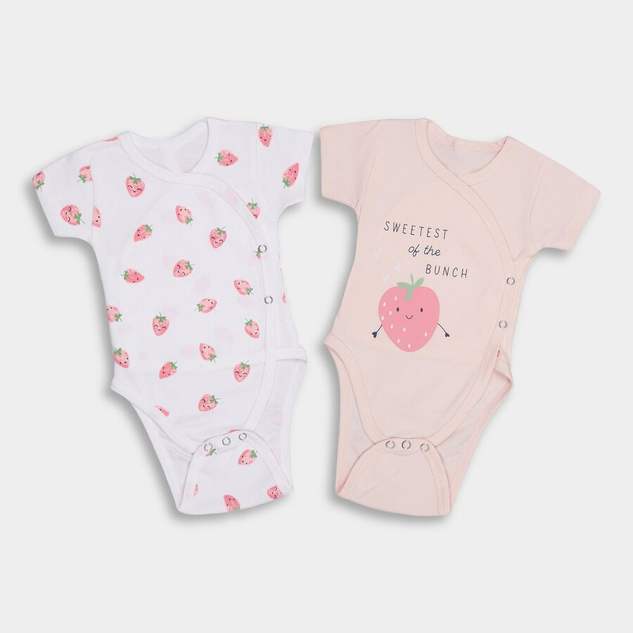Infants' 100% Cotton Bodysuit , Light Pink, large
