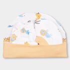 Infants' Cotton Gift Set (Cap, Mittens, Booties), Peach, small