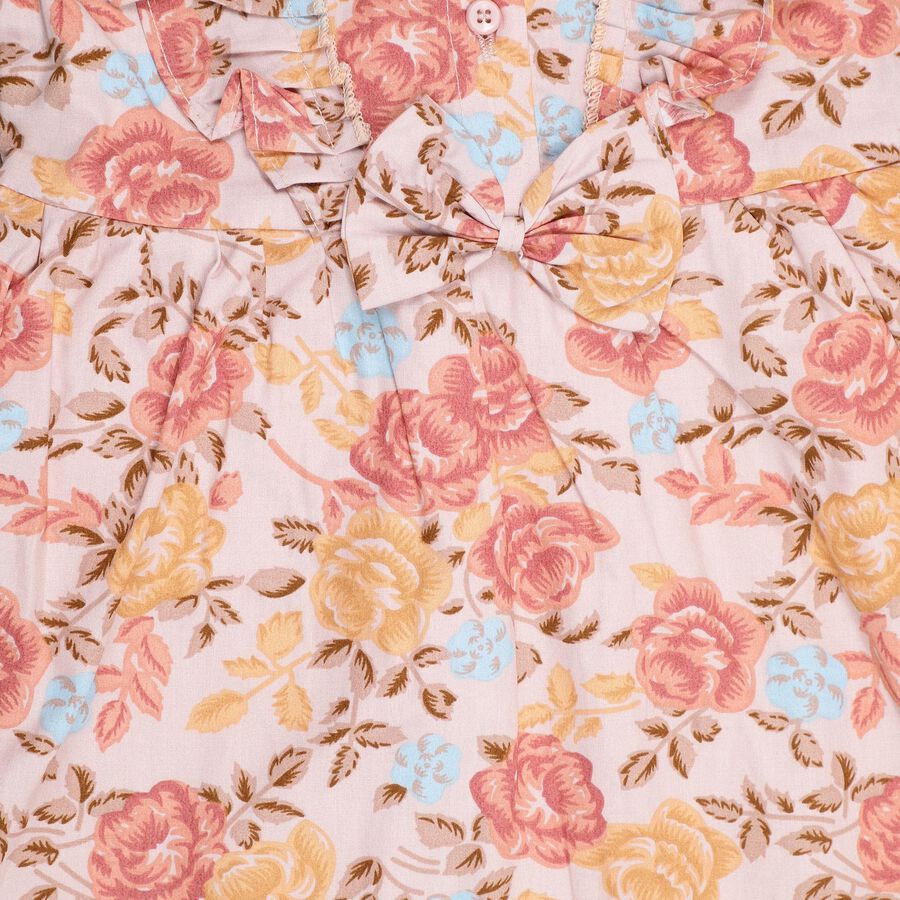 Girls' Frock , हल्का गुलाबी, large image number null
