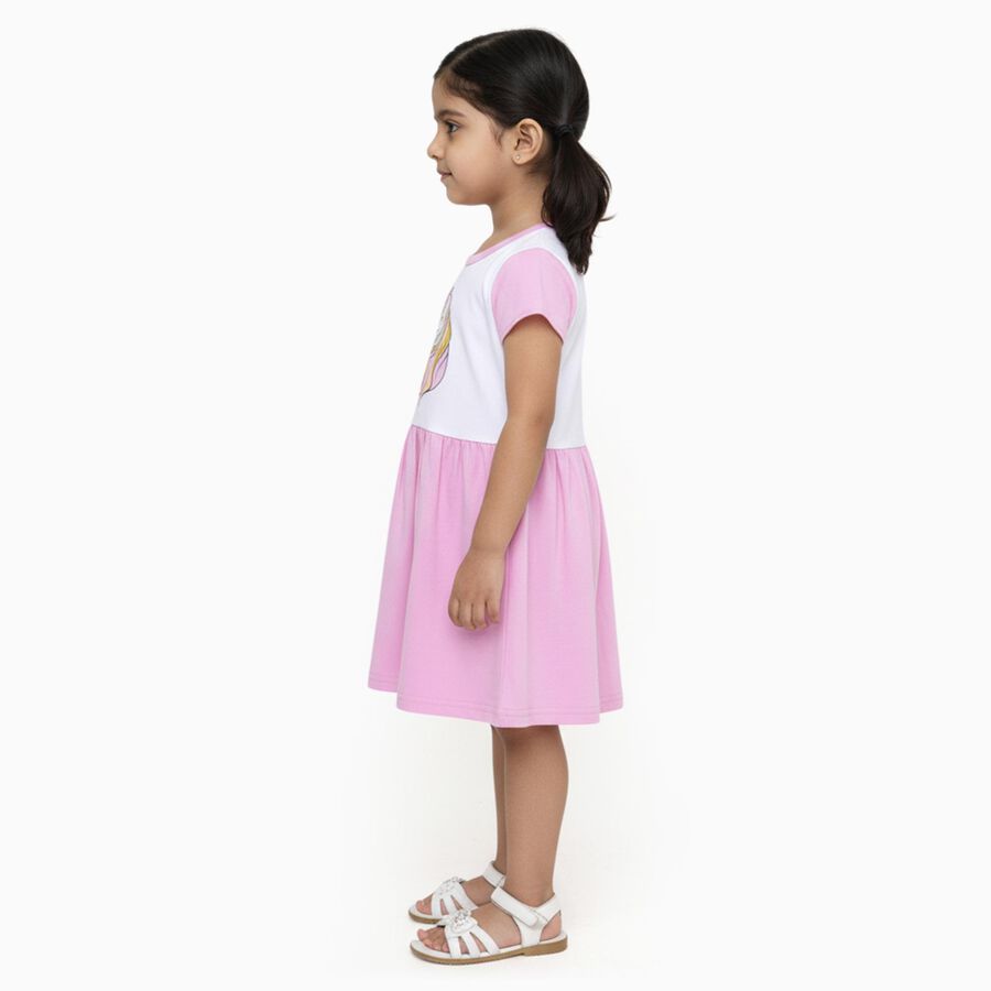 Girls' Frock, लाइलेक, large image number null