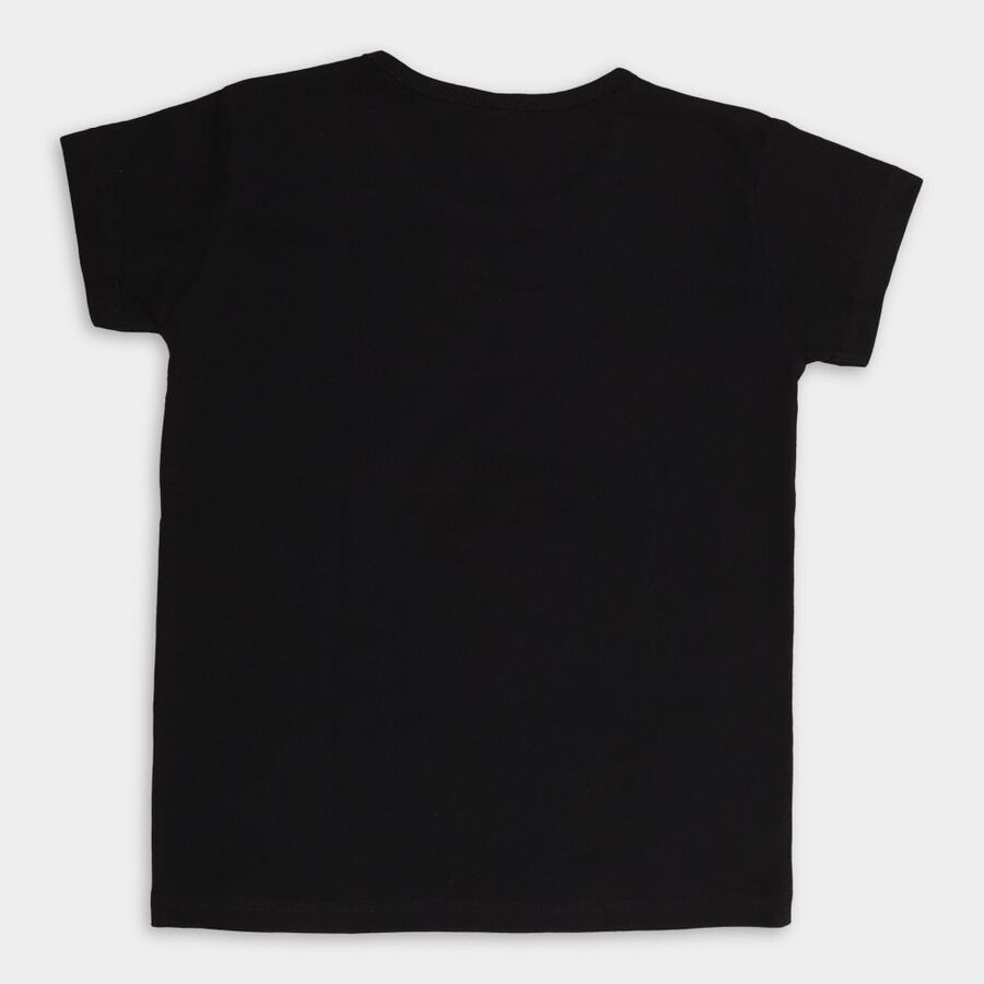 Girls' T-Shirt, Black, large image number null
