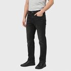 Men's Black Slim Fit Faded Jeans, Black, small