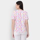 Ladies' Round Neck T-Shirt , सफ़ेद, small