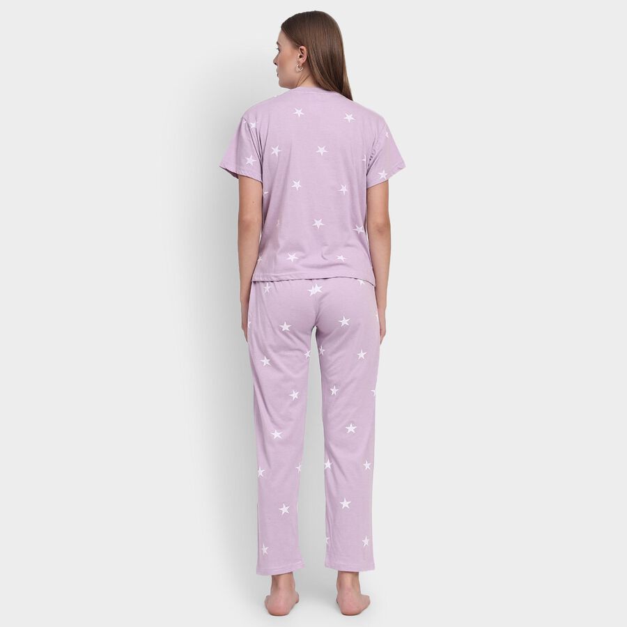 Ladies' Night Suit , Lilac, large image number null
