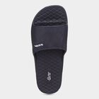 Mens Slider Flip Flops, Navy Blue, small image number null