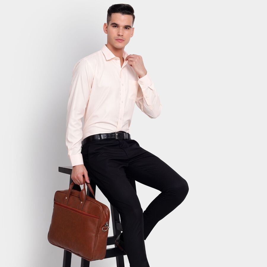 Men's Formal Shirt, Orange, large image number null