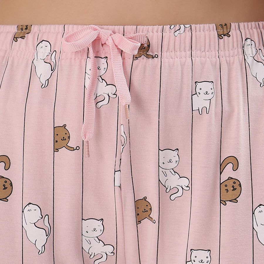 Ladies' Pyjama, हल्का गुलाबी, large image number null