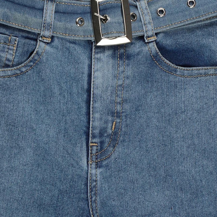 Girls' Light Blue Regular Fit Classic Jeans, Light Blue, large