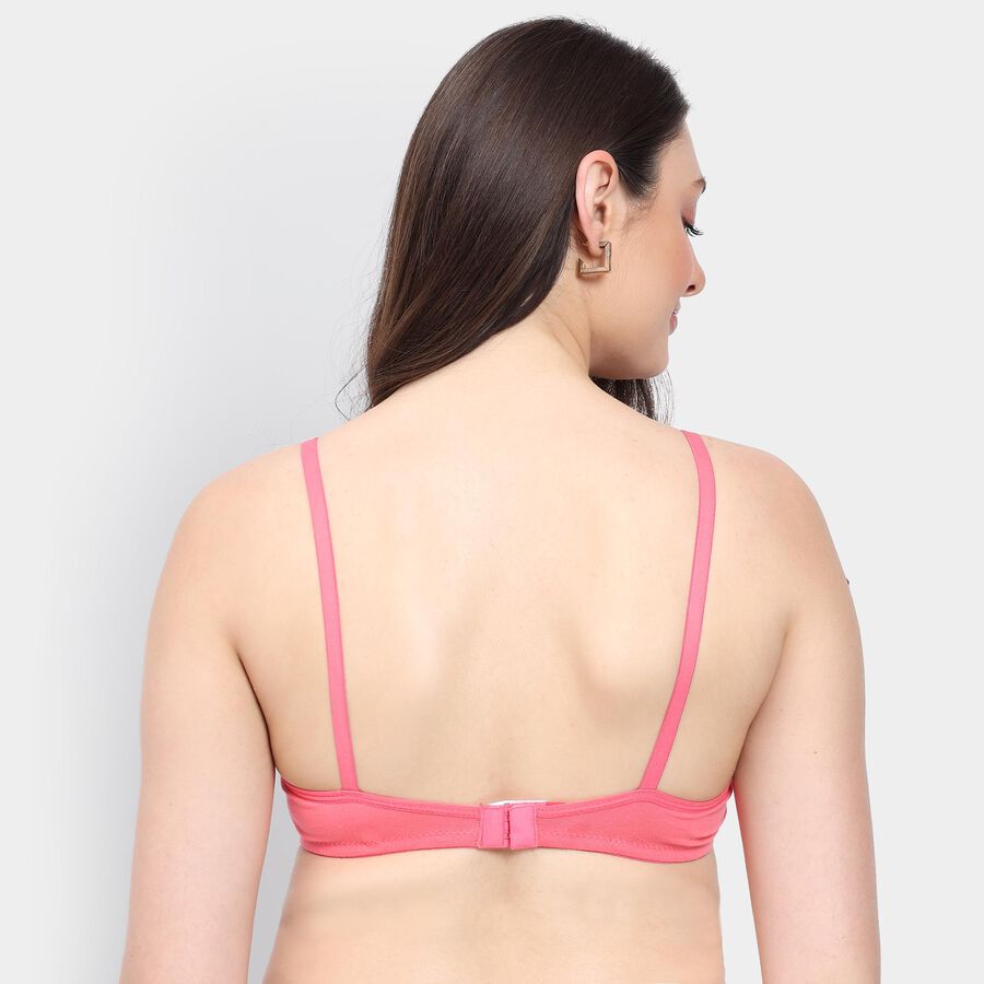 Ladies' 100% Cotton Bra , मूँगा (कोरल), large image number null