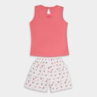 Infant Girls' 100% Cotton Short Set , Pink, small image number null