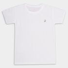 Boys' Half Sleeves T-Shirt , White, small image number null
