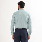 Men's Muted Teal Classic Formal Shirt, Teal Blue, small