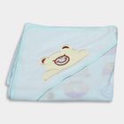 Infants' 100% Cotton Towel, Mid Blue, small image number null