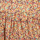 Infants' Cream Floral Printed Fit and Flare Frock, Off White, small