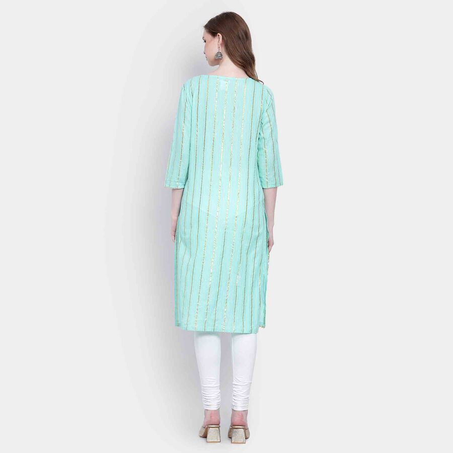 Solid Kurta, Light Green, large image number null