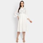 Ladies' Dress , ऑफ व्हाइट, small image number null