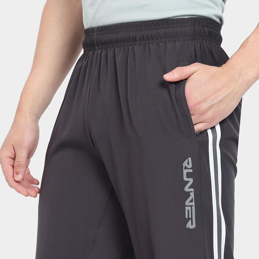 Men's Track Pants, गहरा ग्रे, large image number null