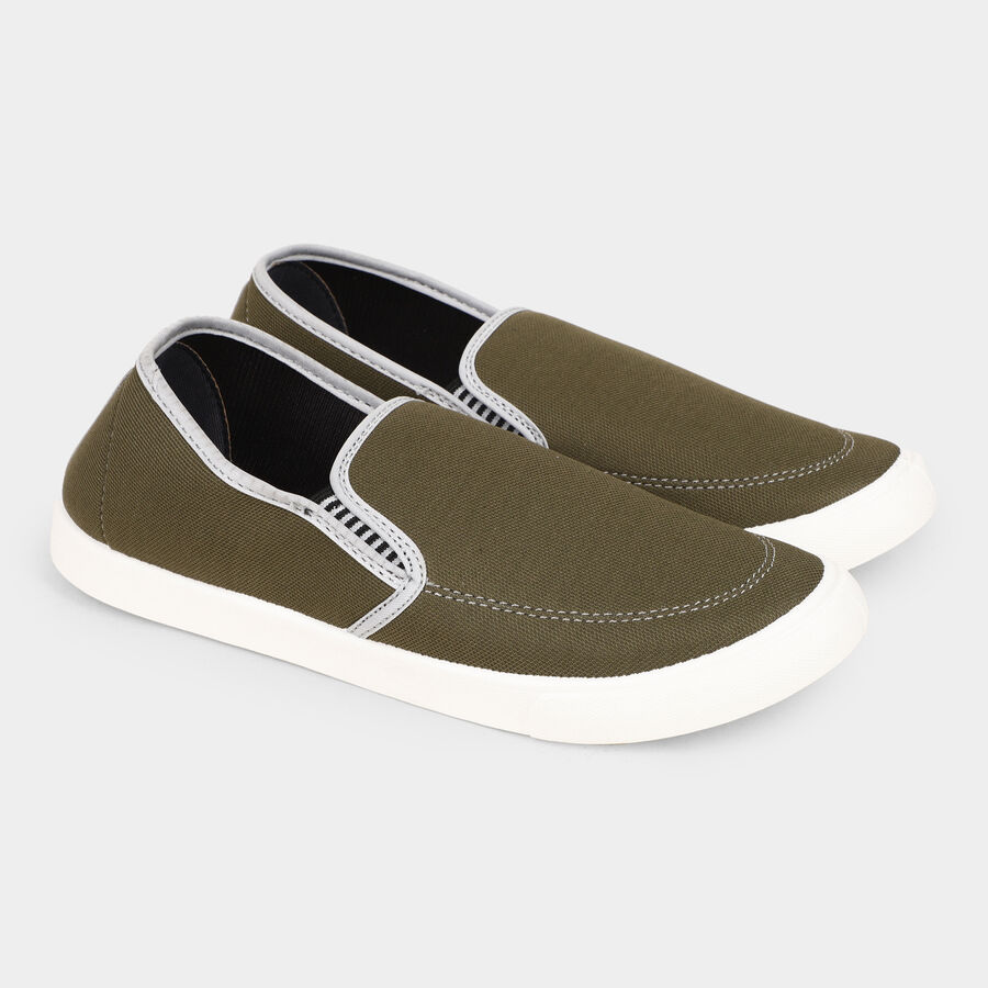 Mens' Casual Shoes, ओलिव, large image number null