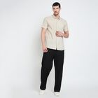 Men's 100% Cotton Casual Shirt , Beige, small image number null