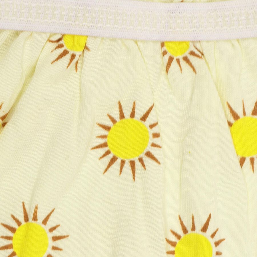 Infants' 100% Cotton Bloomer, पीला, large image number null