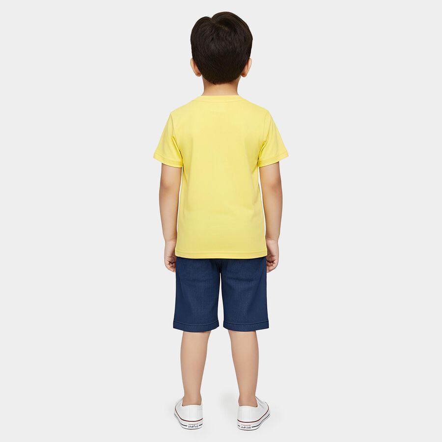 Boys' Woven Baba Suit, पीला, large
