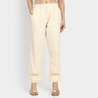 Ladies' 100% Cotton Palazzos, गहरा पीला, small image number null