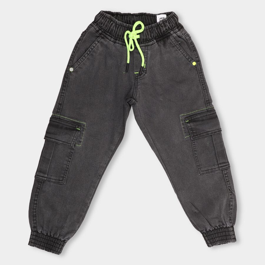 Boys' Jeans, काला, large image number null