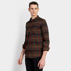 Men's Casual Shirt, गहरा हरा, small image number null