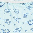 Infants Soft Eggshell White Regular Fit Cotton Bloomers, Aqua, small image number null