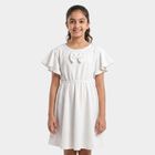 Girls White Dress, सफ़ेद, small