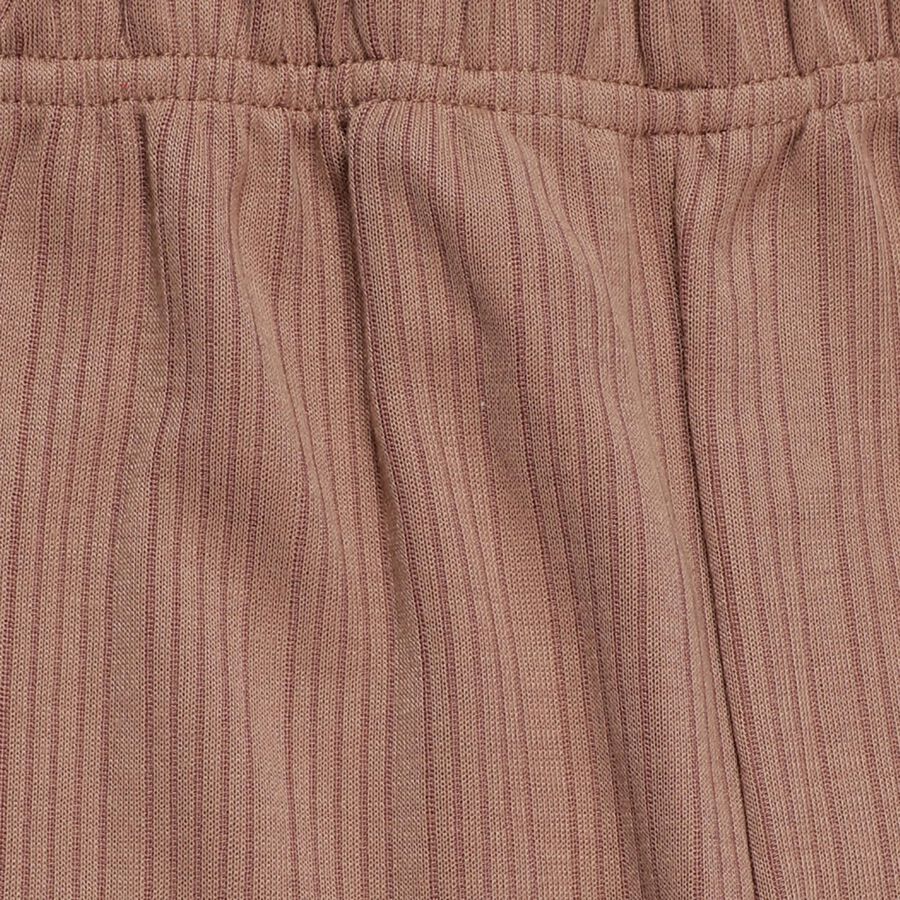 Girls Muted Brown Thermal Lower, भूरा, large image number null