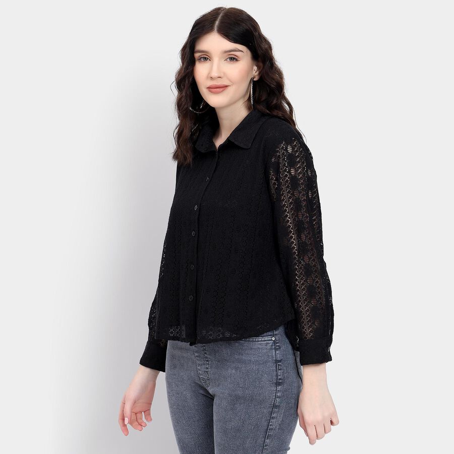 Ladies' Shirt, Black, large image number null