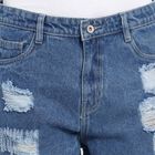 Cotton Shorts, Mid Blue, small image number null