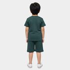 Boys' Knit Baba Suit, Teal Blue, small