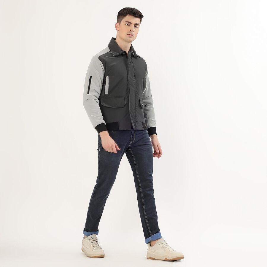 Men's Jacket, काला, large image number null