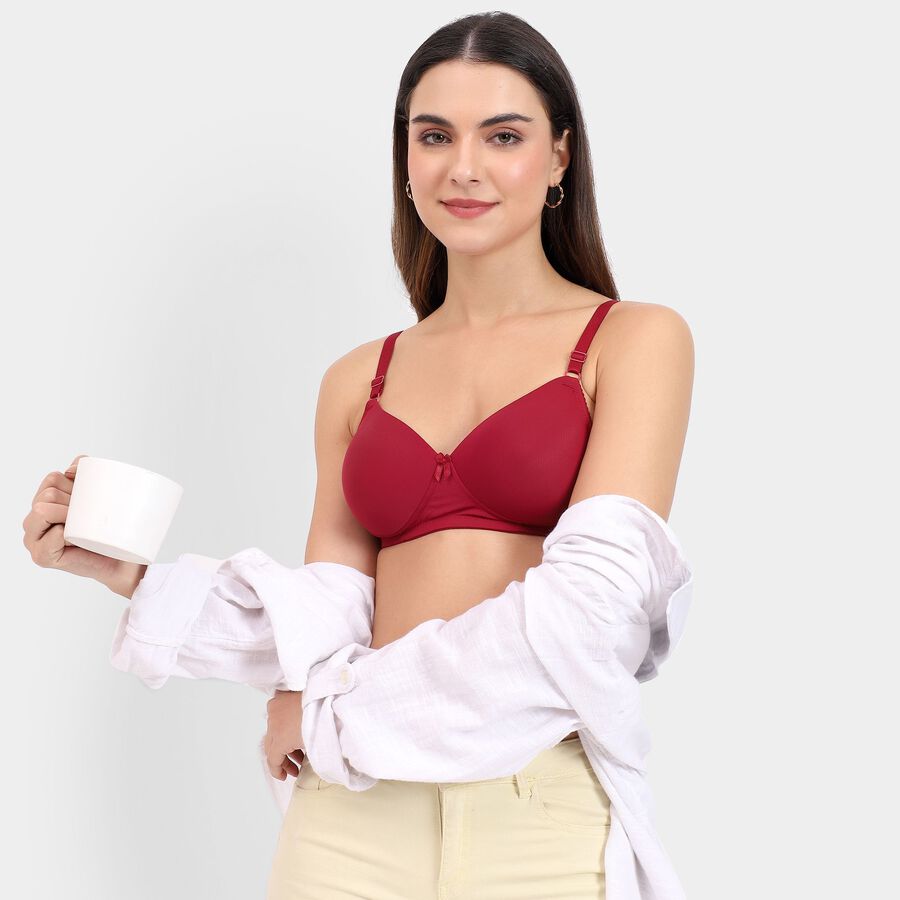 Ladies' Bra , Maroon, large image number null