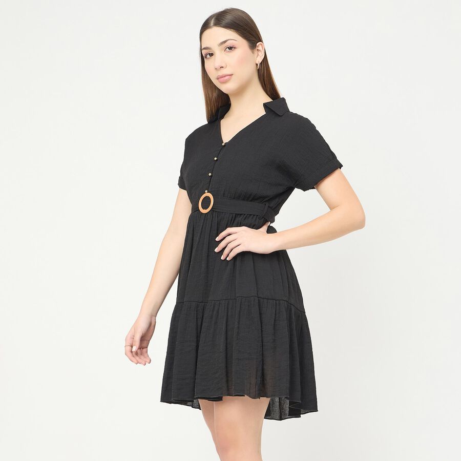 Ladies' Dress, Black, large