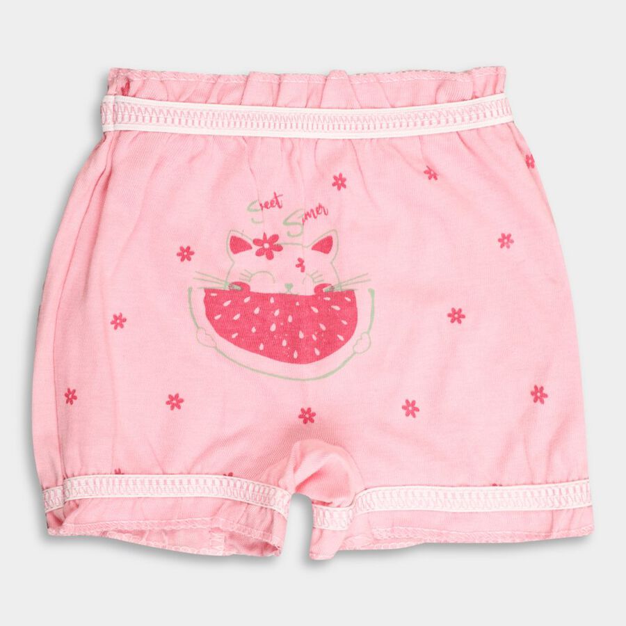 Infants' Cotton Bloomer, Pink, large image number null
