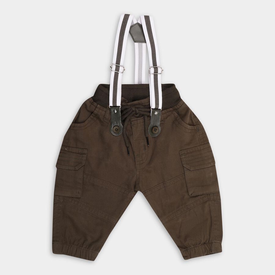 Infants' 100% Cotton Cotton Trousers , Olive, large image number null