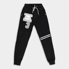 Boys' Jet Black Slim Fit Jogger Jeans, Black, small image number null