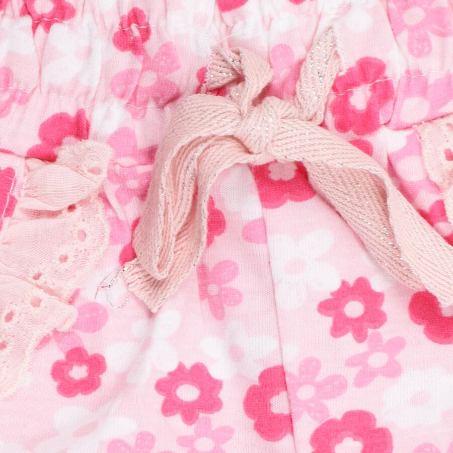 Girls' Shorts , हल्का गुलाबी, large image number null